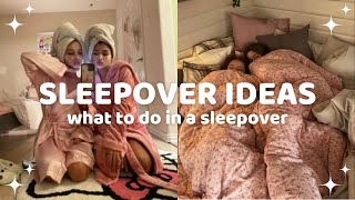 sleepover ideas💞things to do in a sleepover💞 [upl. by Aunson]