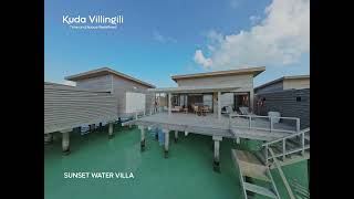 Kuda Villingili Resort Maldives – Sunset Water Villa [upl. by Nerradal]