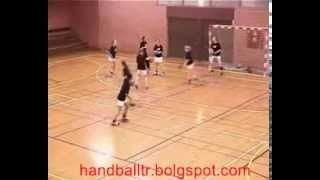 Handball exercises teach dribbling the ball [upl. by Nhoj]