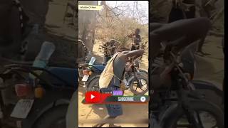 Hadzade Tribe’s Shocking Bike Encounter😯First Reaction to seeing a bike shorts youtubeshorts [upl. by Gurl]