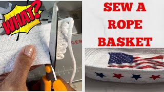 SEW and CUT CLOTHESLINE ROPE Easy Beginner Sewing Projects [upl. by Norre]