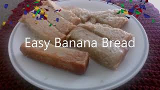 Easy Banana Bread Recipe with 2 bananas [upl. by Hakvir]