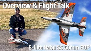 Overview amp Flight Talk Eflite Habu SS Super Sport 50mm EDF Sport Jet 4K [upl. by Ettenuahs]