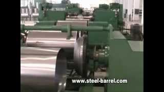 7PCS Per Minute High speed steel drum production line [upl. by Ylurt]