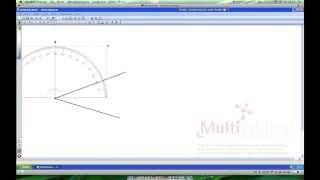 Kątomierz  mierzenie kątów [upl. by Surovy]