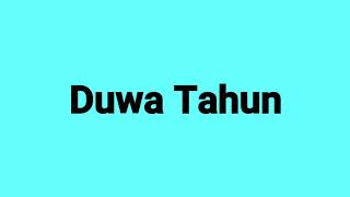 Tausug Song  Duwa Tahun  Lyrics [upl. by Nylla579]