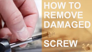 How to Use a Screw Extractor  The proper way [upl. by Agnese]