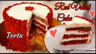 Torta Red Velvet  Red Velvet Cake  Deliciosa  Irresistible 💖 69 [upl. by Jasmin]