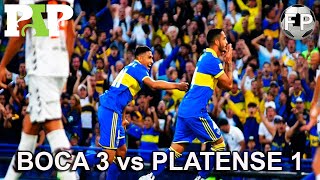 Resumen Paso a Paso Boca 3 vs Platense 1  Fecha 4 [upl. by Hahsi]