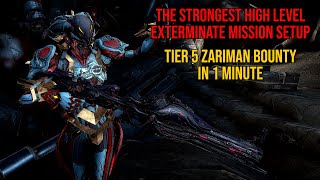 The Best High Level Exterminate Mission Setup In Warframe Mirage PrimeKuva Ogris [upl. by Monroe70]