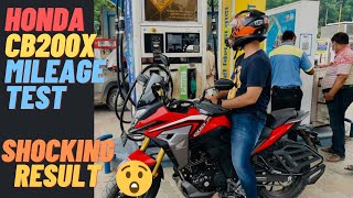 FIRST Honda CB200X Mileage Test  Honest Mileage Test  Shocking Result  SACH ME ITNA DETI HAI [upl. by Ynaffet580]