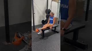 Seated tibialis raise with kettlebell [upl. by Nosiram]