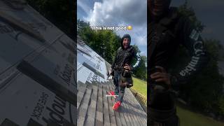 Roofing prank from RooferInsta 😂 roof roofer roofing roofershelper shorts prank [upl. by Anoved]