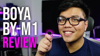 BOYA BYM1 Lavalier Mic Review and Sound Test 20 POWERFUL BM800 replacement for content creators [upl. by Tran]