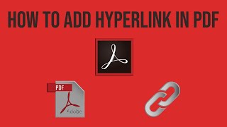 How to Add Hyperlink in PDF  Clickable PDF  Adobe Acrobat DC [upl. by Halilak477]