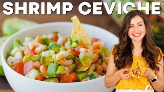 Quick and Easy SHRIMP CEVICHE Recipe [upl. by Amlas121]