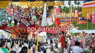 Poi panchong festival 45th annual Sangha kanto poi 🙏DEOBIL village Buddhist culture traditions 🙏 [upl. by Enrobyalc]