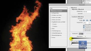 Photoshop Tutorial Feuer freistellen  ausschneiden  mit Farbbereich [upl. by Malti125]