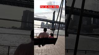 Pier 35 NYC A Hidden Gem in New York City shorts shortsfeed travel manhattan [upl. by Aratahs]