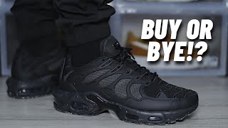 FINALLY Nike Air Max Terrascape Plus quotTriple Blackquot On Feet Review [upl. by Okim]