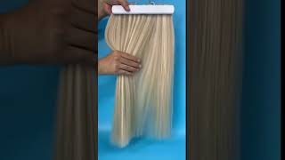 Clip hair extensions humanhairextensions colorhair clips [upl. by Myriam]