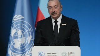 Aserbeidschans Präsident Alijew übt auf COP29 scharfe Kritik an westlichen Ländern [upl. by Cesaro]