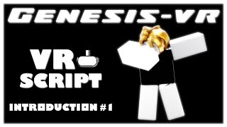 ROBLOX NEW FE VR SCRIPT INTRODUCTION 1  VR RCD BYPASS  FE HAT SCRIPT  R6 amp R15  GENESISVR [upl. by Ecinaej]