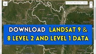 How To Download Landsat 9 amp Landsat 8 Level 1 amp 2 Image Free [upl. by Morven]