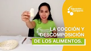 La cocción y descomposición de los alimentos final [upl. by Publias]