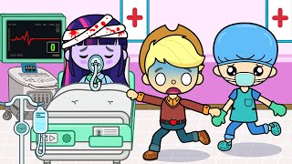 Equestria Girl But Twilight Please Wash Your Hands  My Little Pony In Toca Life World  Toca Boca [upl. by Chicoine571]