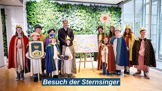 Besuch der Sternsinger in der Bayerischen Staatskanzlei  Bayern [upl. by Jerri]