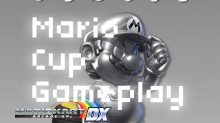 Mario Kart Arcade GP DX Metal Mario Mario Cup Gameplay Full Cup All Rounds 14 [upl. by Pega]