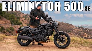 2024 Kawasaki Eliminator 500 SE Review  Official EU Launch Spain  Honda Rebel Killer [upl. by Idnod547]