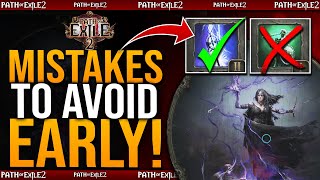 Youre playing WITCH WRONG  DONT DO THIS  Tips amp Tricks For Early Witch Build  Path Of Exile 2 [upl. by Norvun]