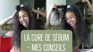 💇 La cure de sébum  mes conseils mon avis  1 mois et demi sans me laver les cheveux 💇 [upl. by Kriste]