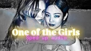 One of the Girls  Sped up Jennie Kim LilyRose Depp and The Weeknd [upl. by Odanref197]