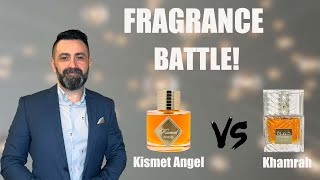 Fragrance Battle  Maison Alhambra Kismet Angel vs Lattafa Khamrah [upl. by Bellina829]