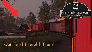 First Proper Freight Train on the BampL  Railroader Ep 2 [upl. by Orelu]