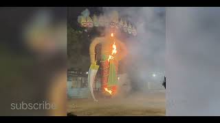 Ravan Dahan 2014 ll Ravan Dahan at Ram Lela Ground ll Hyderabad Dussehra Ravan Dahan [upl. by Attenyt]