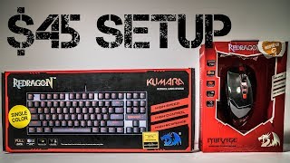 REDRAGON MOUSE  KEYBOARD  Redragon K552 KUMARA  Redragon MIRAGE Wireless Gaming Mouse [upl. by Cleodell609]