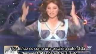 Ellen As A Pregnant JLo For Her Halloween Show 10 31 2007 subtitulos español [upl. by Remoh188]