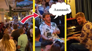 Pianists Plan To Surprise Guest At Italian Restaurant Takes Unexpected Turn 🤯 [upl. by Atillertse]