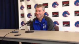 Boise State basketball coach Leon Rice Nov 25 [upl. by Ethelred]