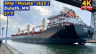 ⚓️Duluth Lift Bridge Encounters an Immense New Ship [upl. by Ravaj]