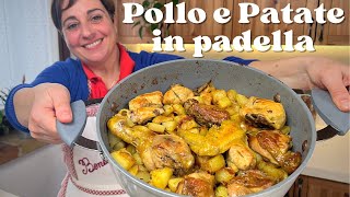 POLLO E PATATE IN PADELLA Ricetta Facile  Fatto in Casa da Benedetta [upl. by Ltney]