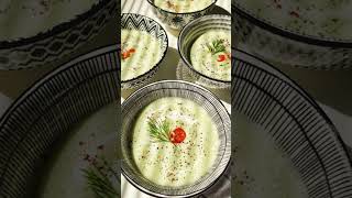 Cold Cucumber Soup  Gazpacho theinauthenticook shorts [upl. by Annaet]