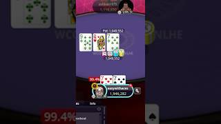 WHY CAN’T POKER ALWAYS BE THIS EASY 😍😍 pokerstars poker [upl. by Tsan]