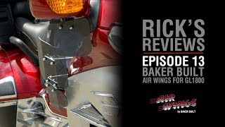 Baker Built Air Wings  Ricks Reviews Episode 13  Goldwing Parts amp Accessories  WingStuffcom [upl. by Enitsugua401]