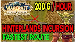 The Most Efficient GUIDE To HINTERLANDS INCURSION Get your EMERALD CHIPS Fast [upl. by Ihcehcu]