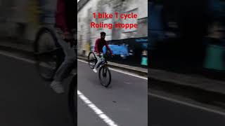 Roling stope 1 bike 1 cycle 🫣🙃😬😄😁🤫 WB 74 RD cycle rider  virel video  short [upl. by Madriene]